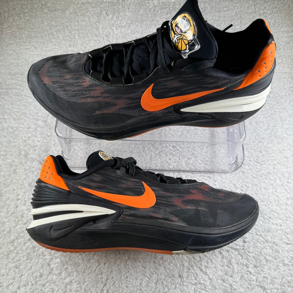 Nike Air Zoom GT Cut 2 Mens Size 12 Black Orange Shoes Sneakers Basketball